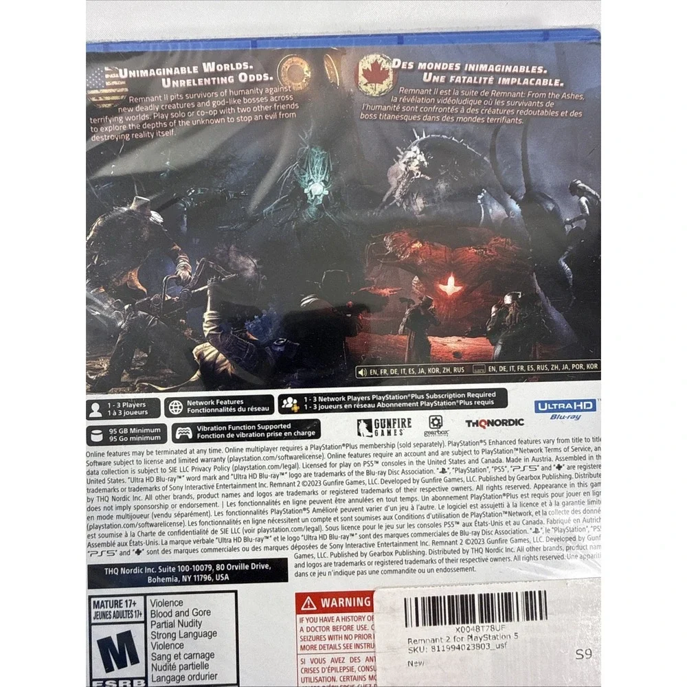 Remnant 2 for PlayStation 5 [New Video Game] Playstation 5